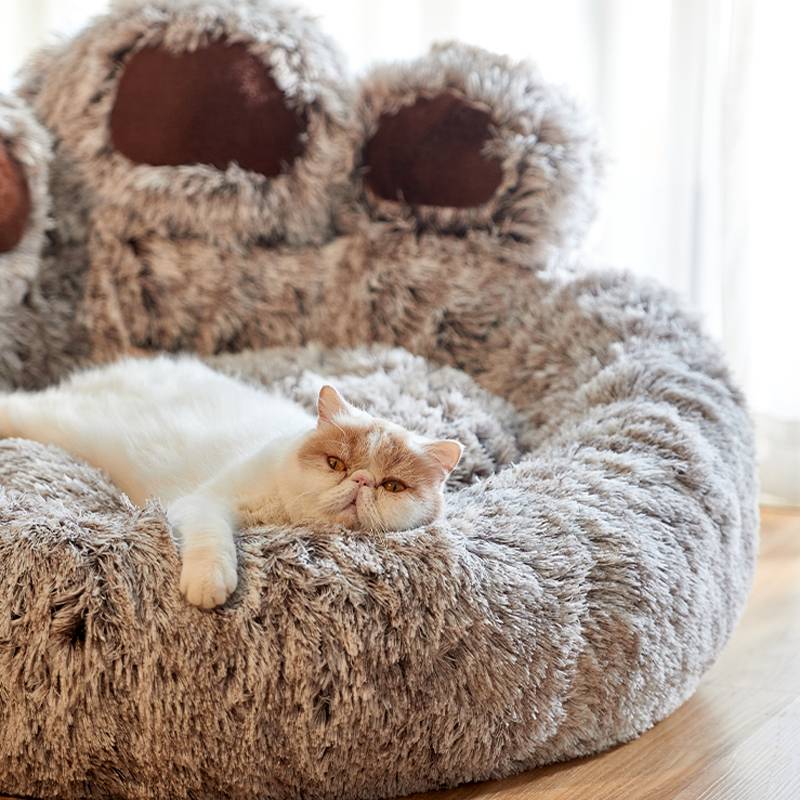 Cloud Pet Bed with Headrest