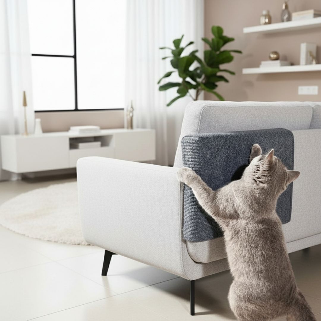 Cat Scratching Carpet