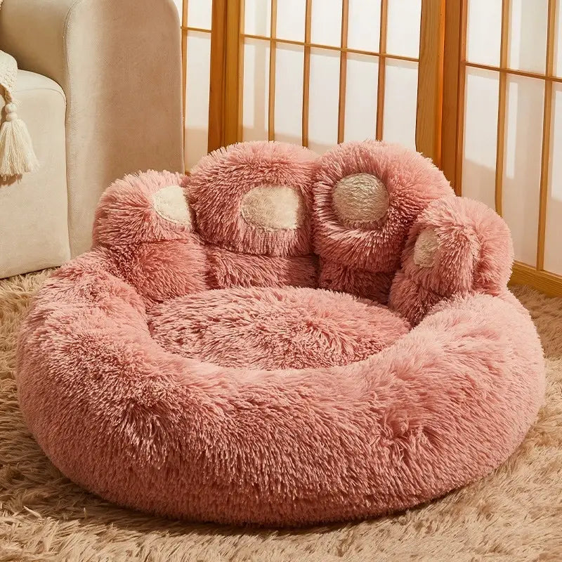 Cloud Pet Bed with Headrest