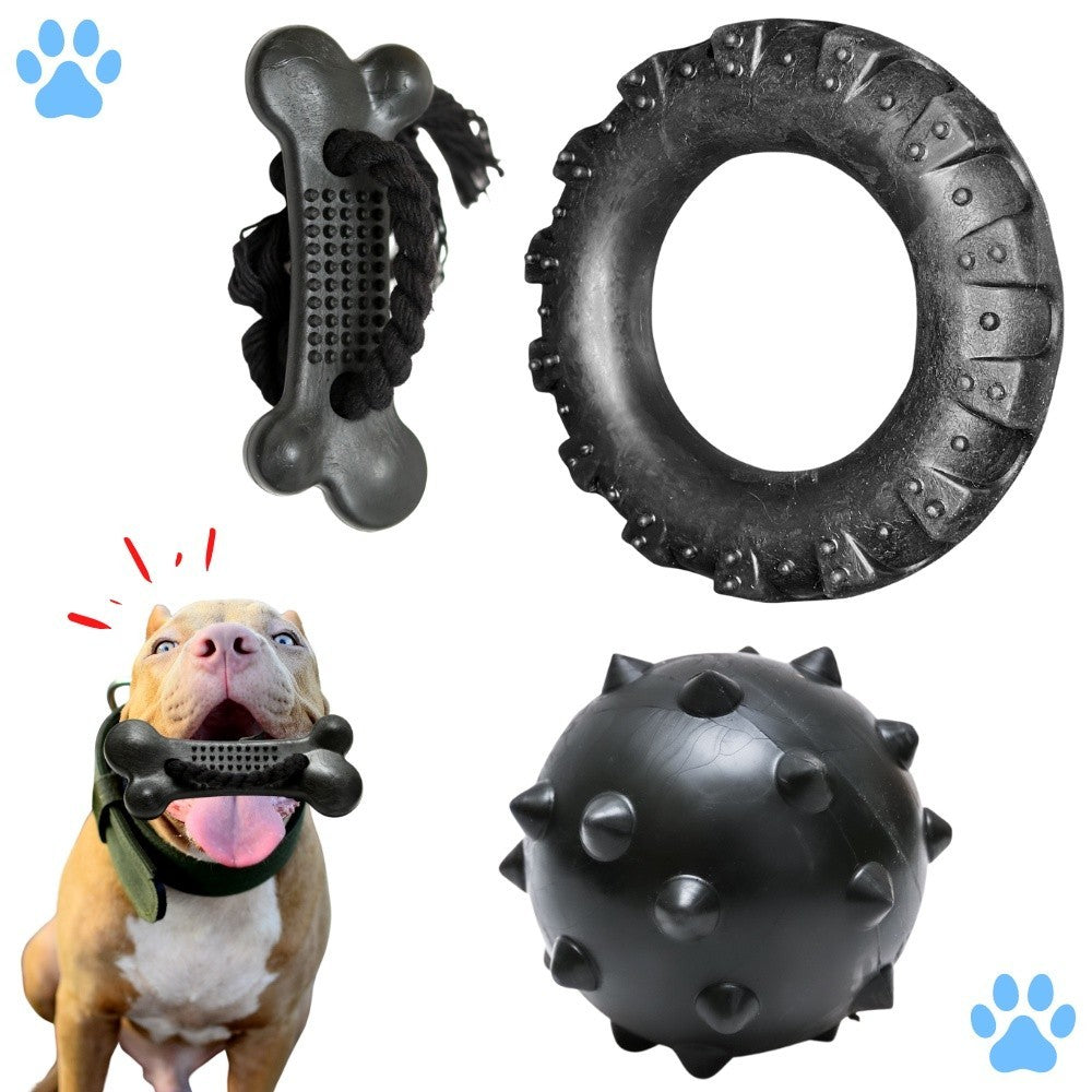 Set of 3 Dog Chew Toys