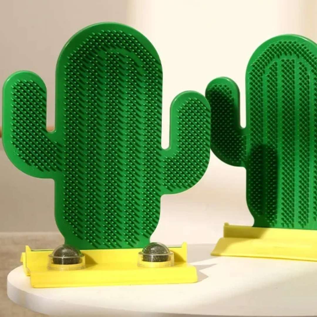 Cactus Corner Cat Massager with Catnip