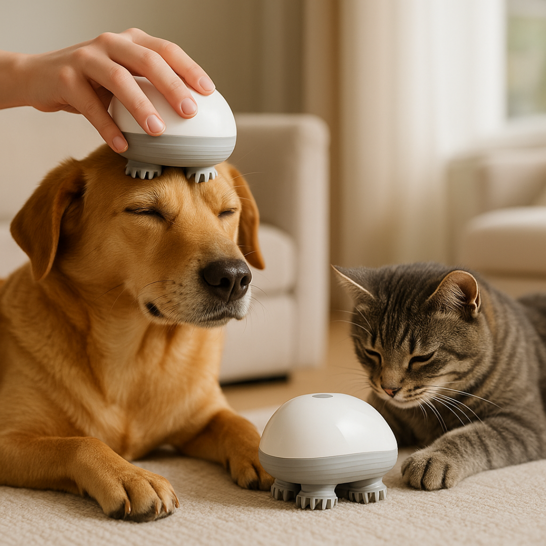 Portable Electric Massager for Anxious Pets