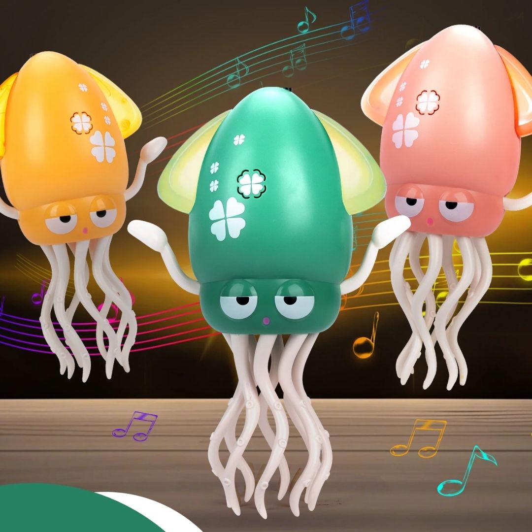 Interactive Dancing Octopus for Pets