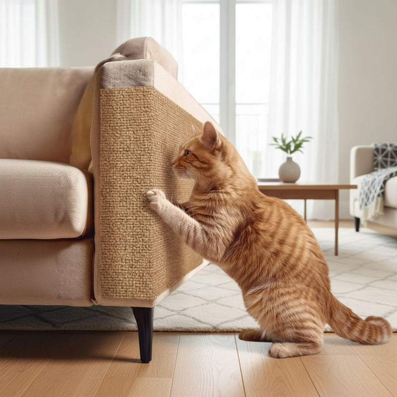 Cat Scratching Carpet