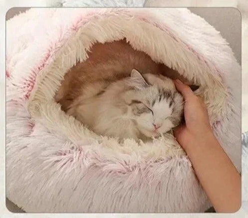 Warm Plush Bed for Cats