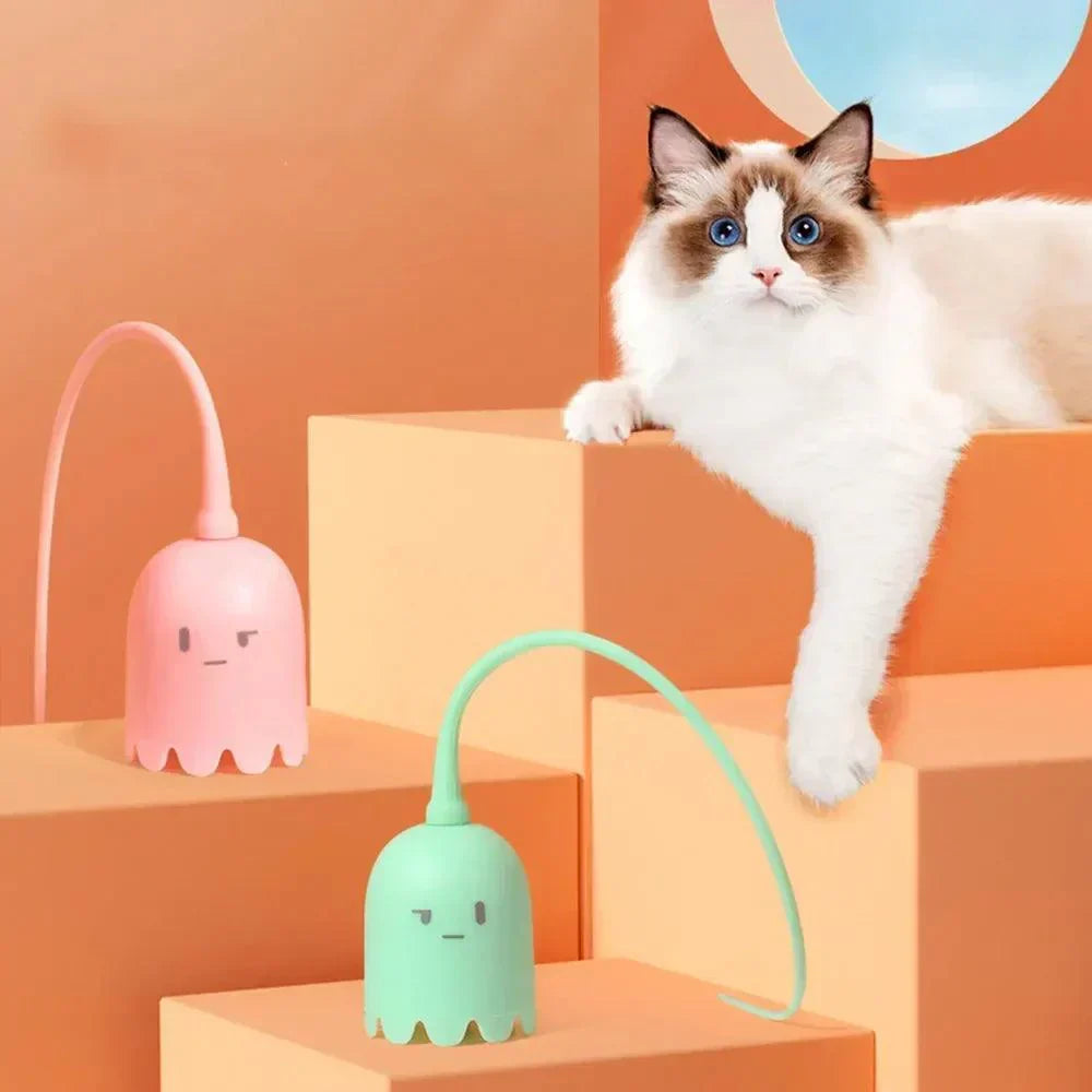 Interactive Ghost with Tail for Dogs and Cats
